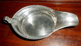 Rare Philadelphia 1820 S - 1830 S American Coin Silver Pap Boat / Invalid Feeder