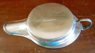 Rare Philadelphia 1820 s - 1830 s American Coin Silver Pap Boat / Invalid Feeder 4