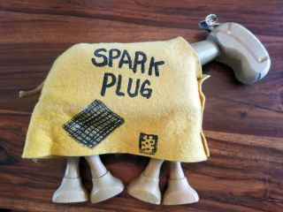 Early Schoenhut Toys Spark Plug Wooden Jointed Character Doll 2