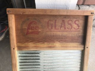 H.  D.  Lee Glass Washboard
