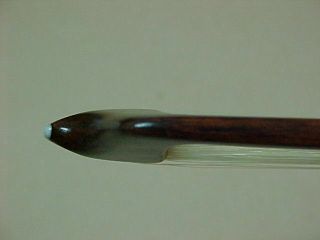 Old Violin Bow Stamped N.  LAURY A PARIS by Andre Richaume 7