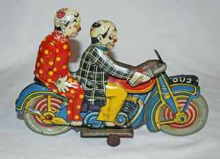 Mettoy OU2 Clown Motorcycle - 3