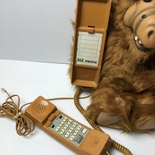 Vintage Alf Telephone Phone Novelty.  The Alf Phone 1988. 2