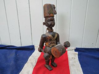 ANTIQUE VINTAGE EAST AFRICAN COLONIAL WOODEN SOLDIER AFRICAN ETHNOGRAPHIC ART 2