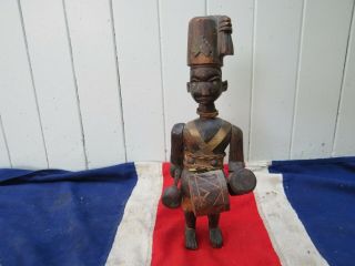 ANTIQUE VINTAGE EAST AFRICAN COLONIAL WOODEN SOLDIER AFRICAN ETHNOGRAPHIC ART 3