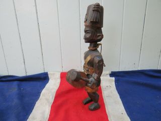 ANTIQUE VINTAGE EAST AFRICAN COLONIAL WOODEN SOLDIER AFRICAN ETHNOGRAPHIC ART 4