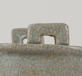 Korean Lee Dynasty Antique Celadon Glazed Censer 6