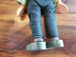 Early Schoenhut Toys Happy Hooligan Wooden Jointed Character Doll 8