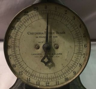 Columbia Family Scale Landers,  Frary and Clark 24 Pounds - 1907 2