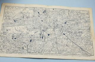1897 The Pictorial Plan of London Enlarged Ed Cha Baker & cos Stores add lito 2