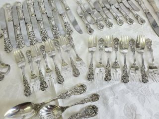 Reed & Barton Francis I Sterling Silver 84 Piece. 5