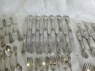 Reed & Barton Francis I Sterling Silver 84 Piece. 6