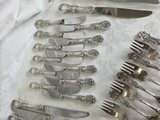 Reed & Barton Francis I Sterling Silver 84 Piece. 7