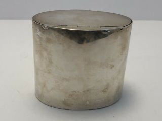 Tiffany & Co.  Sterling Silver Tea Caddy 6