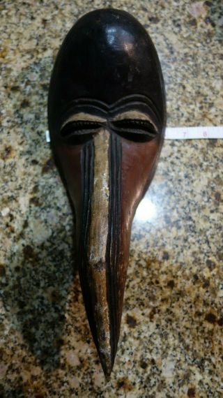 Dan Tribal Ceremonial Bird Mask Liberia African Native Mask