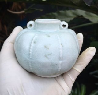 Antique chinese song qingbai white glazed small porcelain vase 10