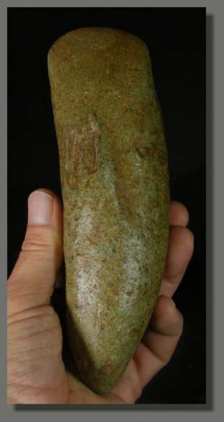 VERY RARE CURVED POLISHED STONE AXE,  NEOLITHIC,  SAHARA 4