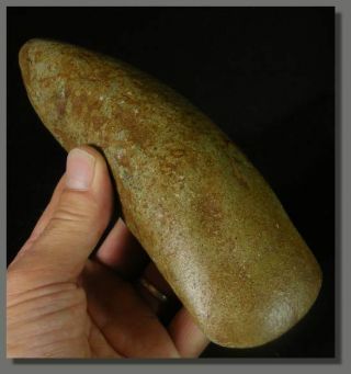 VERY RARE CURVED POLISHED STONE AXE,  NEOLITHIC,  SAHARA 8