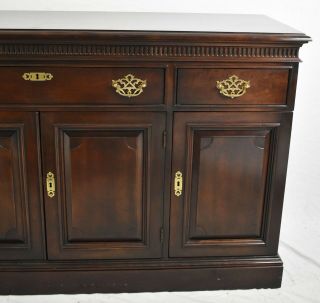 Statton Chippendale Style Cherry Sideboard Buffet Williamsburg Style 5