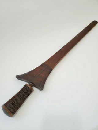 Antique 19th century Damascus blade Indonesian kris keris sword 3