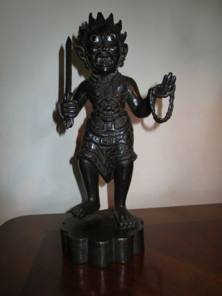 Scarce Bronze Acala Statue from Sri Lanka Ceylon 5