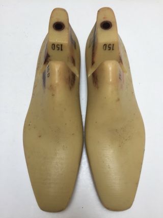 Vintage Size 15 D Shoe Lasts From Jones & Vining Of Molded Plastic