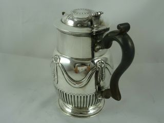 ATTRACTIVE solid silver BEER JUG,  1892,  440gm 5