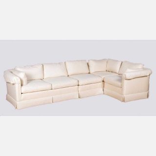 Baker Furniture Sectional Sofa Large 4 Part Sectional