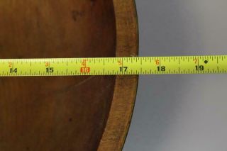 EARLY 19TH C TURNED WOODEN BOWL IN MAPLE IN GREAT MUSTARD YELLOW PAINT 10