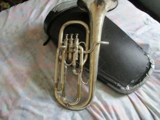 Vintage Eb Tenor Horn By Hawkes & Son @ 1922