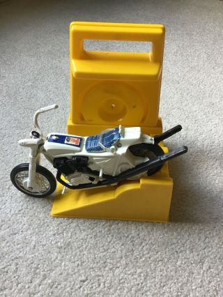 Vintage 1973 Ideal Evel Knievel Stunt Cycle (launcher,  Cycle)