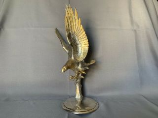 Spectacular Collectible Sterling Silver 925 Eagle Figurine 717 Gr.