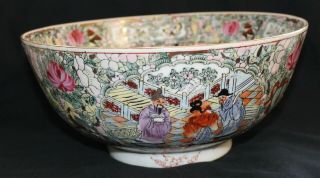 A late 19th century Famille Verte chinese bowl. 3