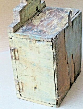 ANTIQUE WOOD CABINET GLASS fit DOOR MINI DISPLAY SHOWCASE Color table WATCH BOX 4