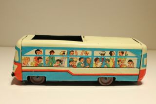 Vintage Rare Collectible Romania Litho Tin Toy 28.  5 Sm Autobus Bus