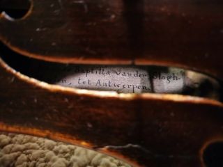 Joannes Baptista Antwerp - Antique Rare Old Estate 4/4 Full Size Violin 7