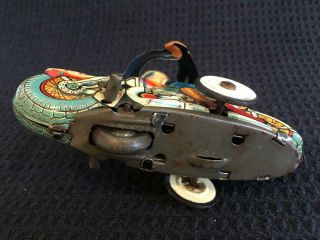 Rare PD Motorcycle - Moving Gun (1950 ' s - Japan) 7