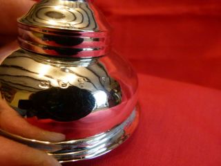 LONDON 1771,  JOHN COX OR LAMB SOLID SILVER LIGHTLY PLANNISHED 3 PCE WINE FUNNEL 10