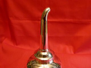 LONDON 1771,  JOHN COX OR LAMB SOLID SILVER LIGHTLY PLANNISHED 3 PCE WINE FUNNEL 7