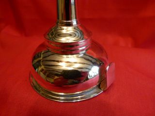 LONDON 1771,  JOHN COX OR LAMB SOLID SILVER LIGHTLY PLANNISHED 3 PCE WINE FUNNEL 8