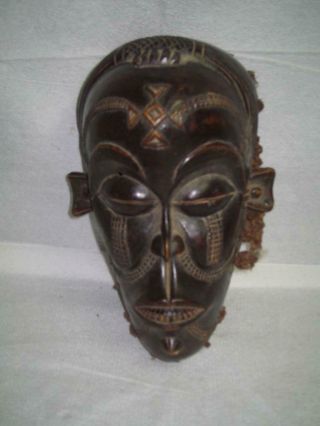 Vintage West African Masks Home Decor Tribal Ivory Coast Wooden Masks 13