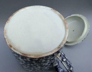 Antique 18th 19th C English Pearlware Creamware Tortoise Teapot Whieldon Spatter 6