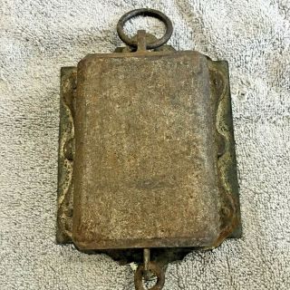 Vintage Brass Landers Family Balance Hanging 20 lbs Scale 5