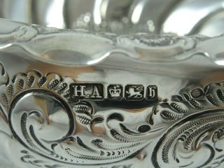 STUNNING VICTORIAN silver ROSE BOWL,  1900,  538gm 8