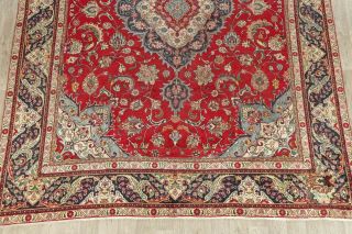 Traditional Oriental Old Area Rugs Hand - Knotted Floral Vintage Carpet 10 x 13 5