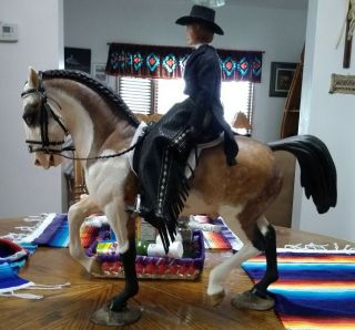 Marx Johnny West (this Is A Luis Horse And His Sculpt Only My Paint Job