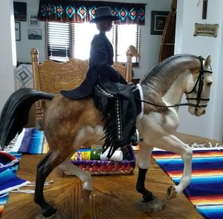 Marx Johnny West (this is a LUIS horse and his sculpt only my paint job 4