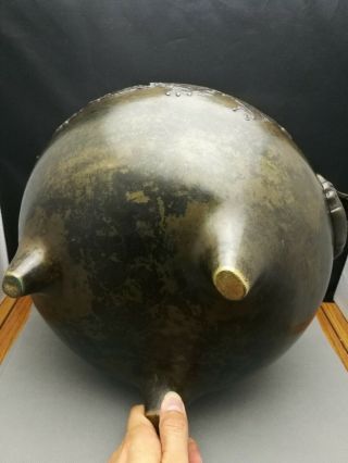 Museum Quality Rare 19th Antique Oriental Bronze censer - Very Large - Heavy 5KG 7