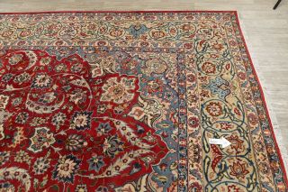 Traditional Oriental Rugs Wool Hand - Knotted Floral Home Decor 10x14 Top Quality 12