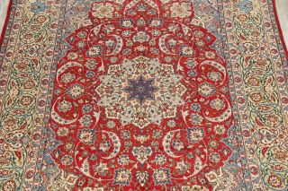 Traditional Oriental Rugs Wool Hand - Knotted Floral Home Decor 10x14 Top Quality 3